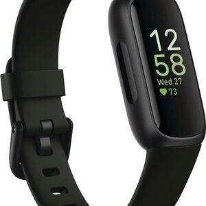 Fitbit Black and Green Smartwatch